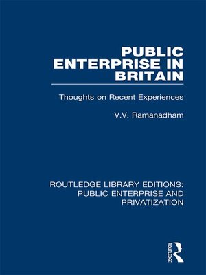 cover image of Public Enterprise in Britain